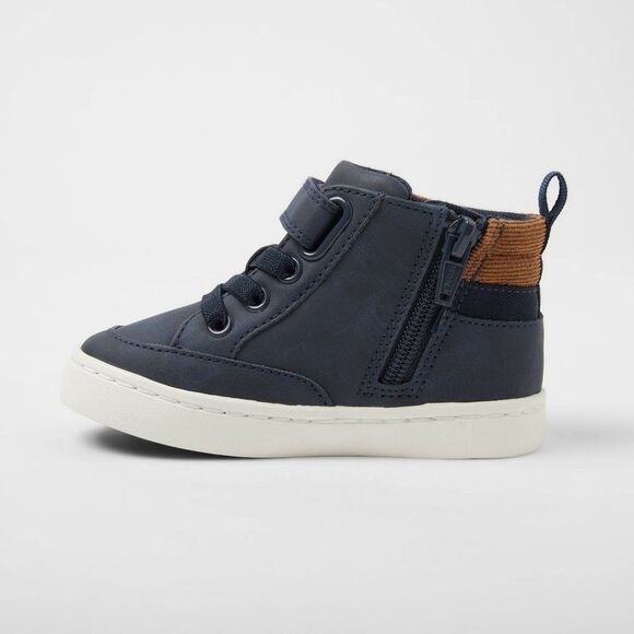 Cat & Jack - Toddler Aidan Sneaker Boots - Cat & Jack Navy Blue Navy Blue - Picture 2 of 4